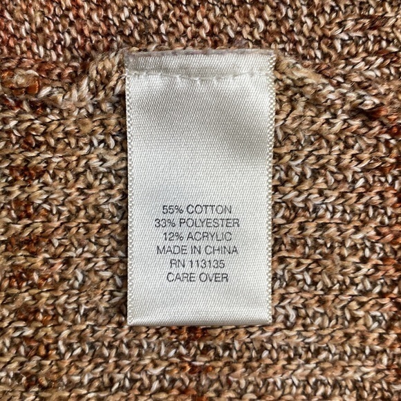 Jillian & Nicole Autumn Rust Sweater with Back Zipper - Picture 8 of 11